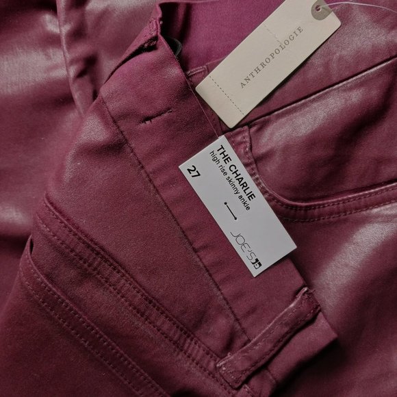 Joe's The Charlie High-Rise Coated Skinny Jeans - Picture 11 of 13